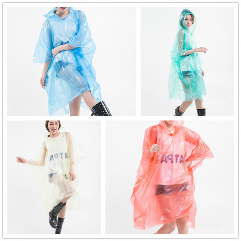 Disposable Poncho Raincoats with customized printing wholesales bulk order customised 