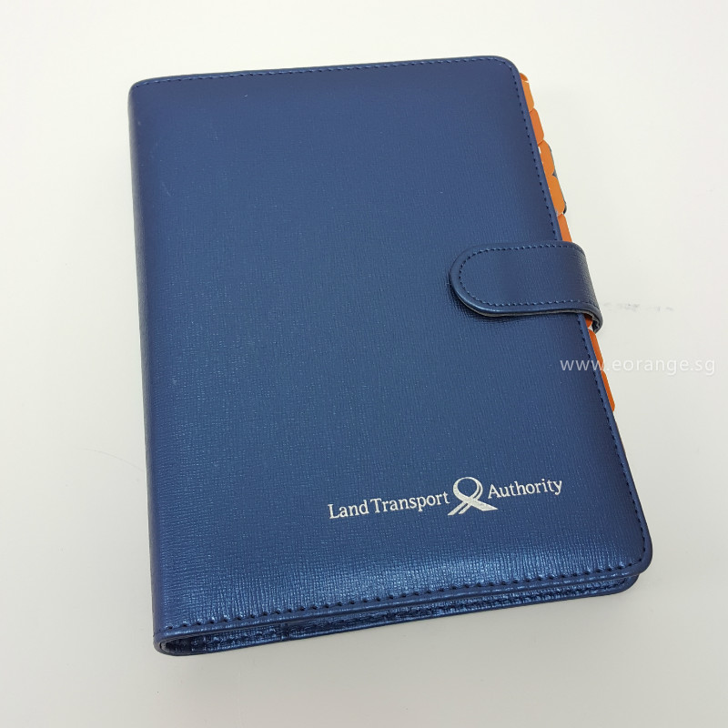 Leather Dairy Notebook customised logo corporate event conference premium