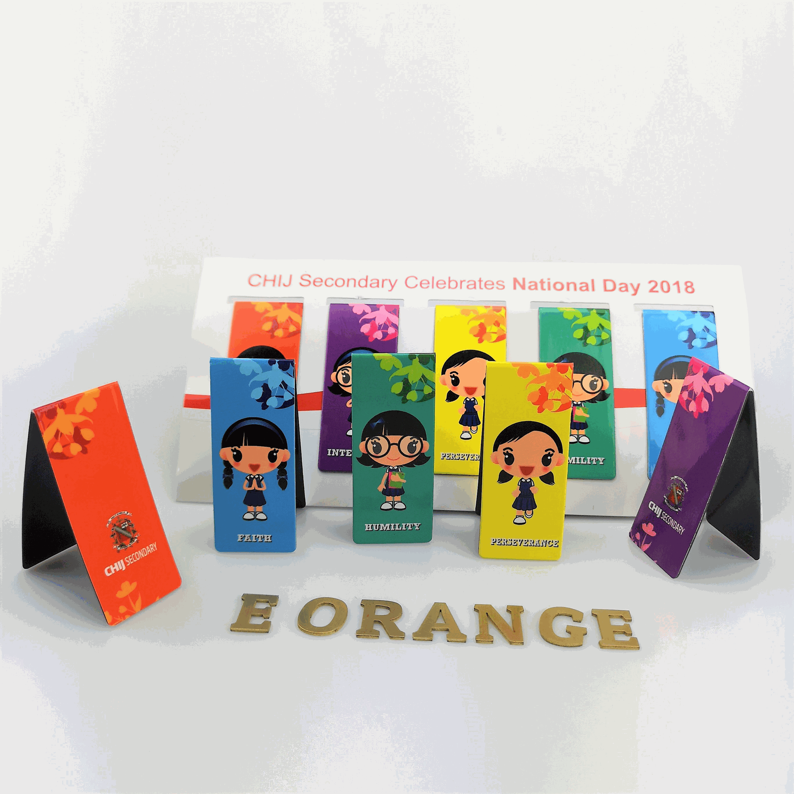 customised customized Magnet Bookmarks Sets printing logo full color colour corporate gift promotional gift giveaway door wholesale singapore supplier 