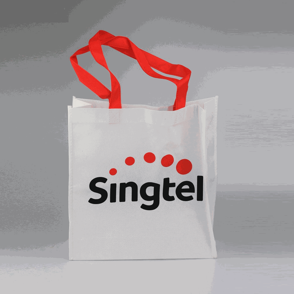 goodies bags Non-Woven Bag customise size printing logo color promotional gift singapore giveaway corporate Running race, company event, career fair, trade show, exhibition and conference.