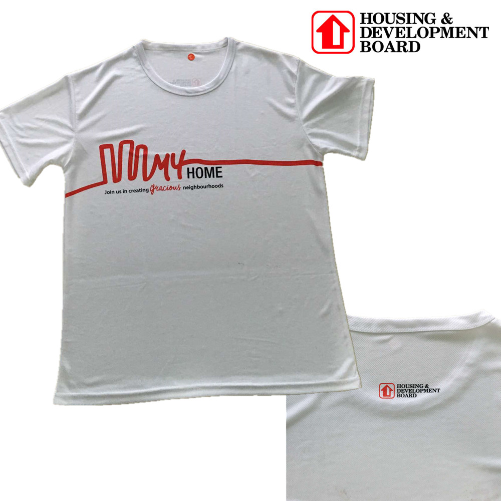 Customised printing Round Neck Promotional T-Shirt for run/events/sports