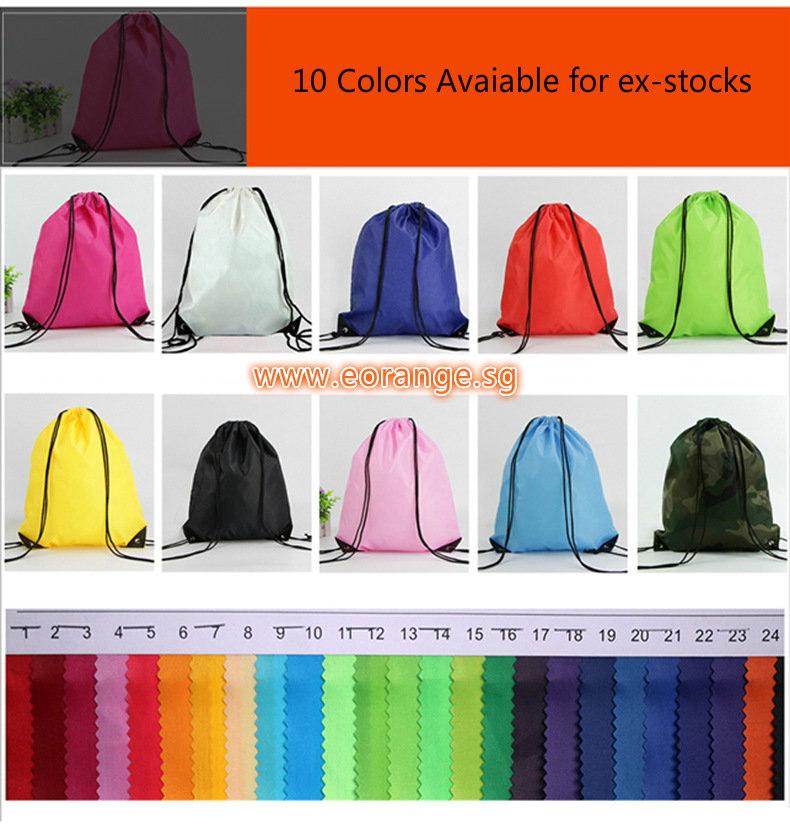 Classic Polyester Drawstring Backpacks