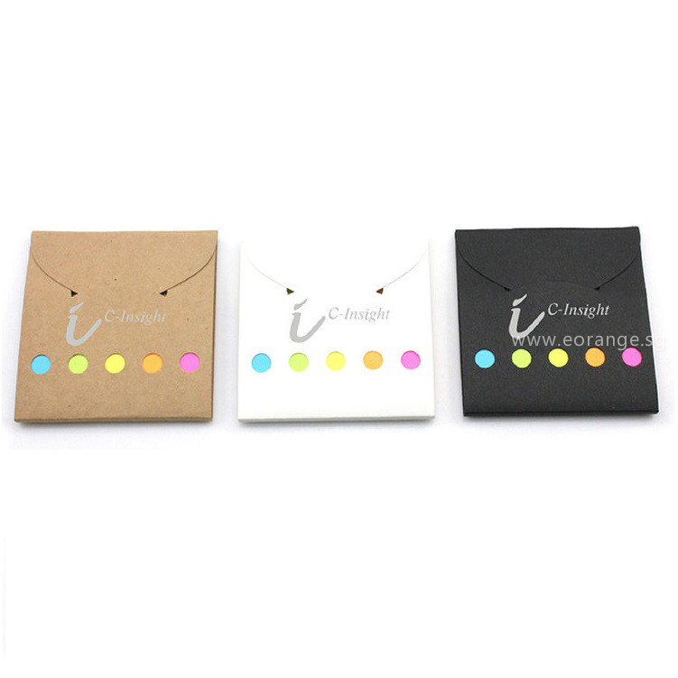 Eco-Friendly Color Flag Sticky Notepad Memo Booklets