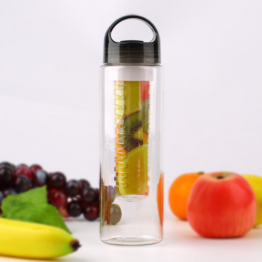 Fruit Infusion Water Bottles with Twist Lid