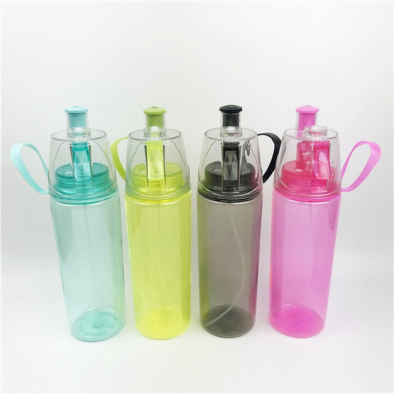 Sports Mist Spray Water Bottle