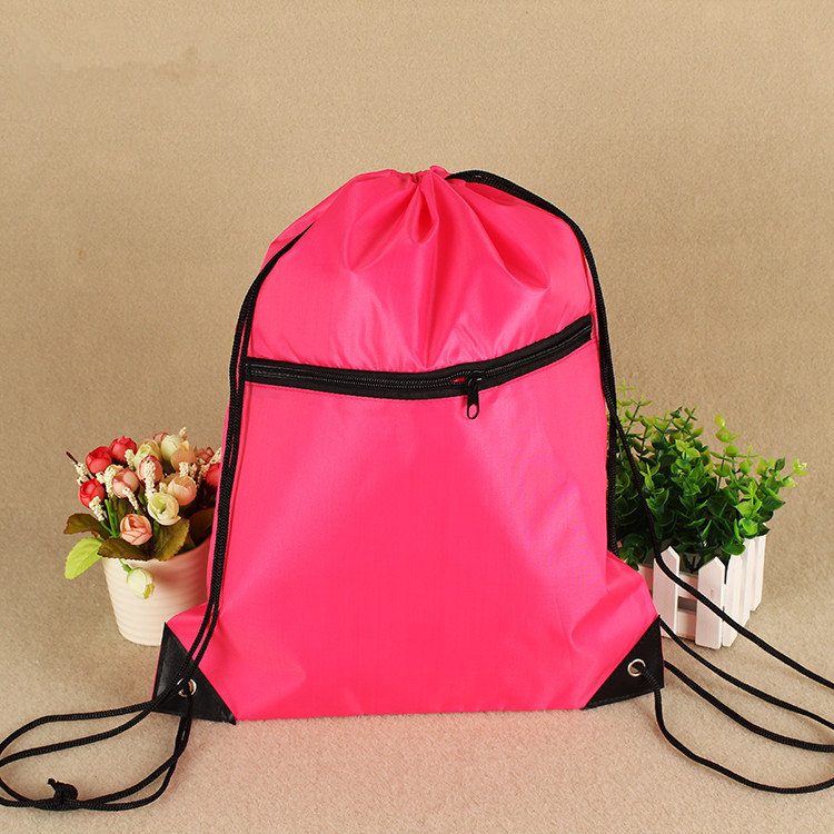 Drawstring Backpacks with Pocket