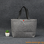 Felt Button Tote Bags